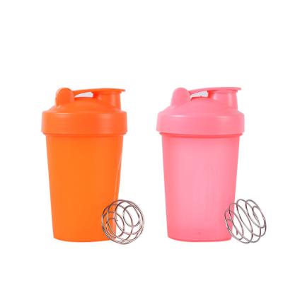 China Custom Classic Plastic Shaker 400ml Gym Fitness Viable Protein Shakers Water Bottle for sale