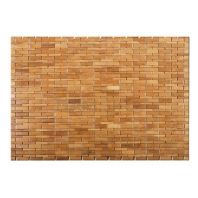 China Luxurious Bamboo Bath Mat Roll For Shower, Bath, Spa or Sauna Accept Customized Size Accept Customized Size for sale