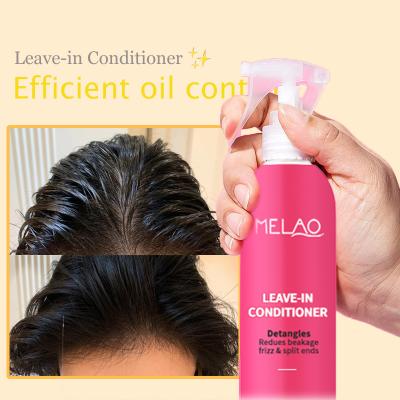 China MELAO Logo Hair Conditioner Soft Silky Replenishing Smooth Replenishing Shiny Custom Vitamin E 4c Leave in Conditioner for African Curly Hair for sale