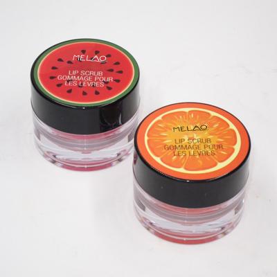 China Wholesale Watermelon Waterproof Vegan Orange Natural Lip Care Scrub Custom Private Label Sugar Organic Lip Scrub Sample Free for sale