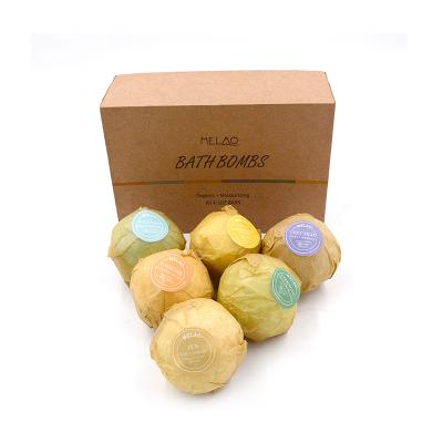 China Homemade Natural Ingredient Handmade Rainbow Scented Perfume Bath Salt Bombs Eco Friendly Whitening Set for sale