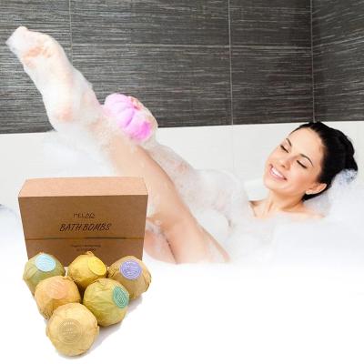 China Colorful Shaped Shaped Home Spa Hotel Spa Home Spa Hotel Bath Bombs Organic Essential Oil Great Gift Set For Kids Relaxation for sale