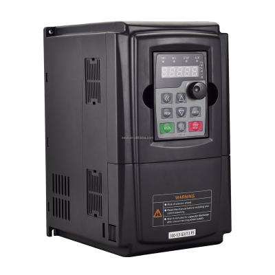 China Printing and dyeing inverter for machine 220v/380v single phase 5kw 0.75kw to 400kw vfd/three phase 15kw frequency inverter ac motor drive for sale