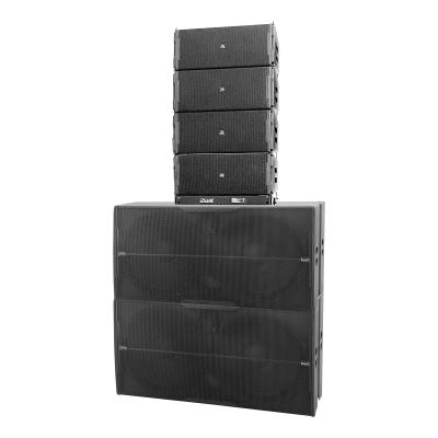 Cina Dual 21 inch Active Subwoofer Speaker System PA System Large Live Show Audio Equipment Line array in vendita