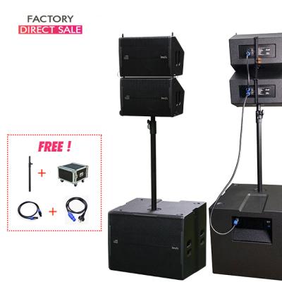 Cina T1 Dare 10inch (4+2)Active waterproof line array Portable PA sound system for outdoor Concert/Live sound/Stage/Party in vendita