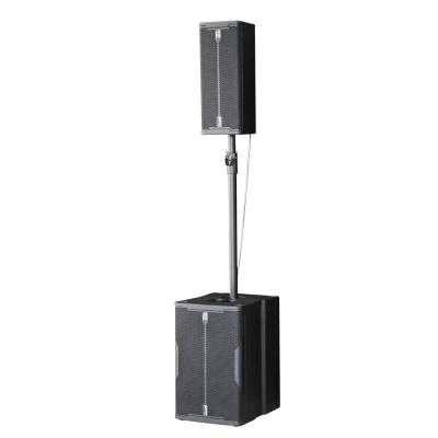 China 2x6.5 Inch Powered Column Speaker Outdoor System Set Dare Audio C1 PRO zu verkaufen