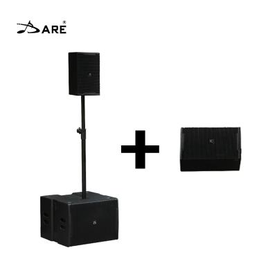 China Dare Portable 2 Way Line Array Speaker System With Active PA Systems for sale