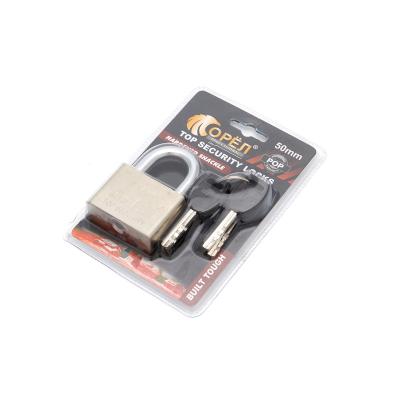 China Iron square blade key card door and electroplating window lock for sale