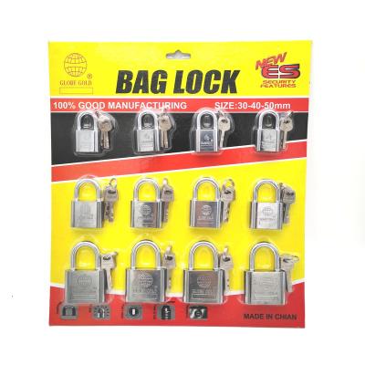 China High Quality Chrome Spray Padlock Combination Suction Card Yiwu Market Pujiang Factory Mix for sale