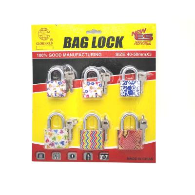 China High Quality Round Jet Padlock Combination Suction Card Yiwu Market Pujiang Factory Mix for sale