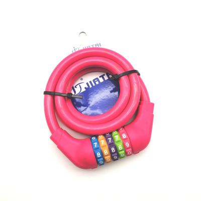 China Iron Motorcycle Bicycle Password Lock Door Chain Locks 502# Color for sale