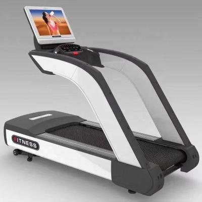 China Pro Fitness Style Modern Commercial Treadmill 5hp Treadmill With Screen for sale