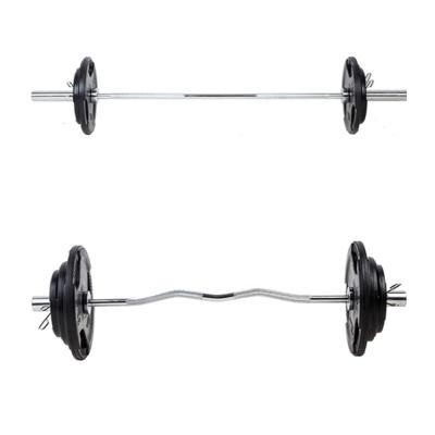 China Durable / Eco-friendly Rubber Hex Dumbbell 40kg Chrome Dumbbell Set Home Gym Barbell Set for sale