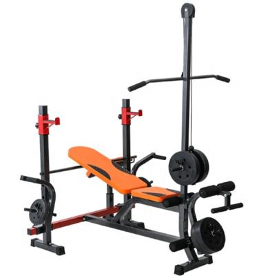 China Adjustable Multi Function Gym Bench Weightlifting Equipment Gym Fitness Press Bench for sale