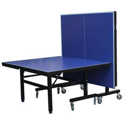 China Environmental Friendly Standard Movable Indoor Outdoor Tennis Table With Wheels Ping Pong Table for sale