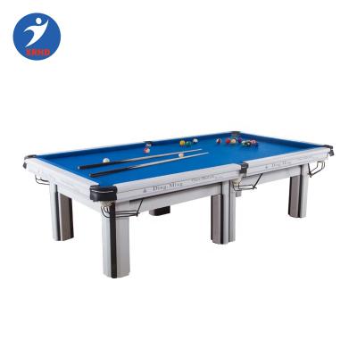 China Hot Selling Pocket Leather Mini Pool Table 8ft Pool Table 7ft Times 9ft Pool Dining Table for sale