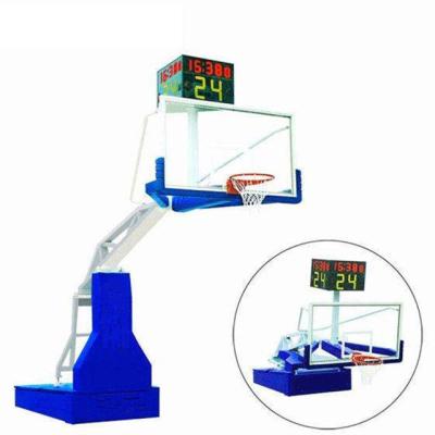 China Adjustable Custom Basketball Hoop Stand Up Cheap Outdoor Portable Basketball Mail Rack for sale