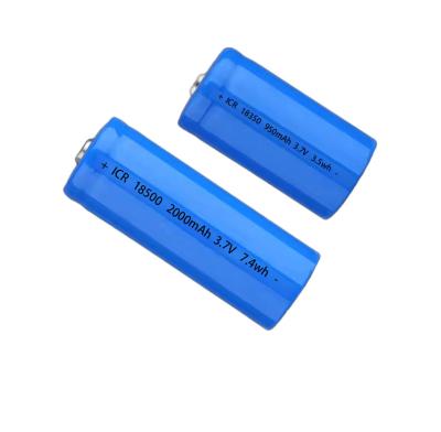 China Toys rechargeable lithium ion battery 18500-2000-3.7v lithium battery for juicer for sale