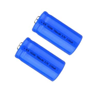 China Toys 16340-700mah-3.7v lithium ion battery lithium battery pack for electric cutting machine for sale