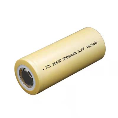 China Toys Battery 26650-5000-3.7v Lithium Ion Battery Energy Storage Battery Pack for sale