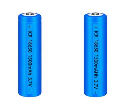 China toys 18650-1500mah-3.7v trick lithium battery rechargeable lithium battery for razor rechargeable battery for small home appliance for sale