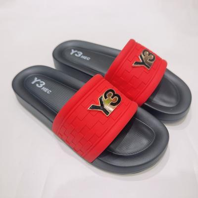 China Cushioning Custom Pu Casual Flats Shoes Beach Slippers Men Indoor Outdoor Feet Massager Slippers For Men for sale