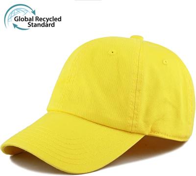 China JOINT Eco-Friendly Recycled Cotton Polyester Nylon Baseball Caps With Custom Logo for sale