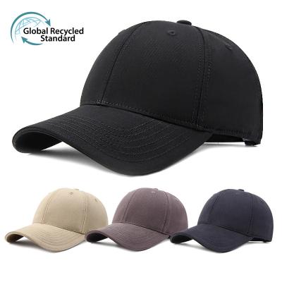 China JOINT Sustainable Eco Friendly Recycled Polyester Fabric Baseball Sports Hats With Embroidery Printing Logo for sale