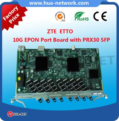 China 8 PON Ports ZTE 10GEPON OLT Board Card ETTO with Class 10G EPON SFP Module Suitable for C320/C300 for sale