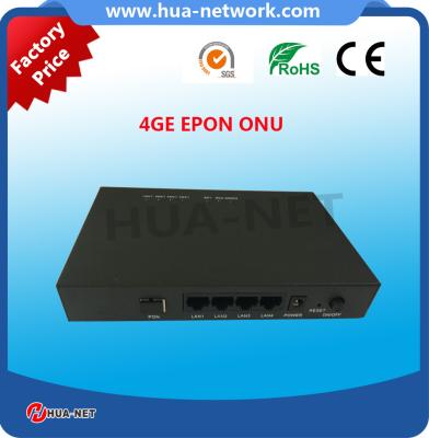 China Metal black box 4GE EPON/GEPON ONU FTTH ONU/Fiber optic ONU corridor type for sale