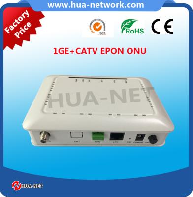 China Single fiber CATV ONU 1GE+CATV EPON/GEPON ONU/ONT FTTH ONU/Fiber optic ONU for sale