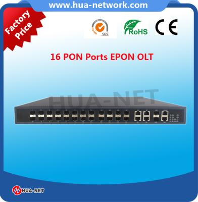 China 1U Metal Black BDCOM OLT 16 PON Ports 10G EPON/GEPON Layer 3 OLT with free NMS at competitive price for sale