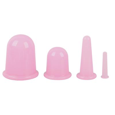 China Silicone Vacuum Acupuncture Cupping Cups Set Eco Friendly for sale