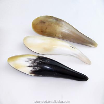 China Medium Agate Buffalo Horn Massage Tool Scraping Gua Sha Horn for sale