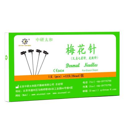 China PVC Handle Acupuncture Needles Improve Body Health 12pcs/box Store In A Cool And Dry Place for sale