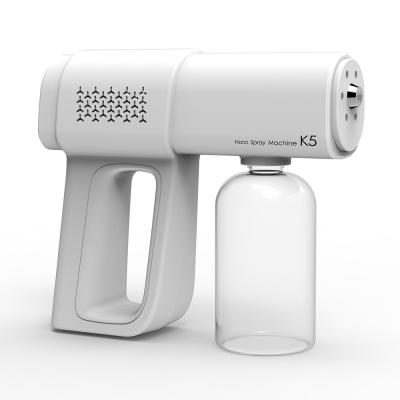 China Modern Mini Portable Automatic Rechargeable Foam Soap Dispenser Spray Paint Nano K5 Cordless Mist Spray Gun for sale