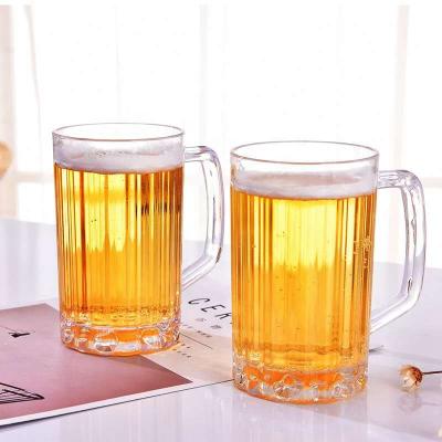 China Viable Wholesale Bar Parties Glassware Wine Magic Beer Cup 50-500ml Glasses With Handle for sale