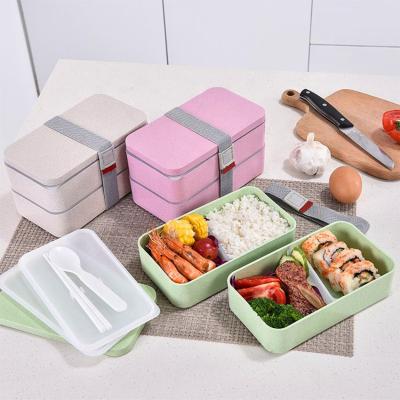 China High Quality Microwavable Simplicity Portable Business Solid Color Fiber Food Bowl Eco-friendly Wheat Straw for sale