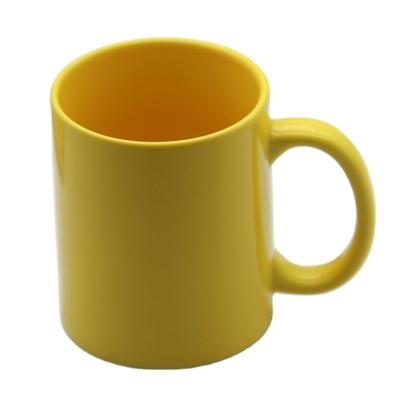 China Factory Direct Simplicity Solid Color 11 Ounce Milk Viable Multicolor Coffee Mugs Ceramic Mugs For Afternoon Tea for sale