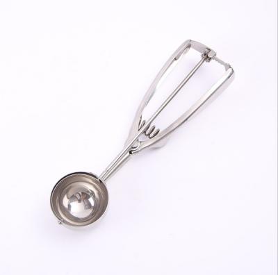 China Viable Factory Direct Wholesale 6cm Stainless Steel Ice Cream Scoop Spoon Custom Kitchen Tableware 3.5cm 4cm 5cm 5.5cm for sale