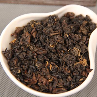 China Loose tea wholesales Chinese famous Yunnan black tea in snail shape Dian hong snail black tea for sale