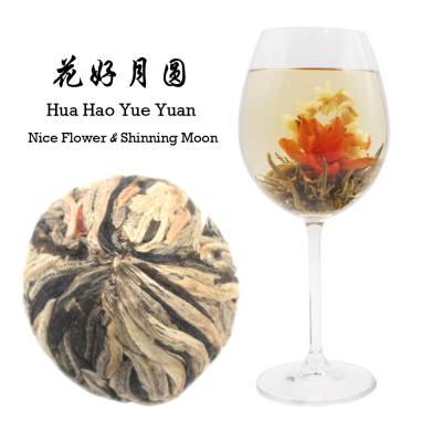 China Hot Selling Drinkable Handmade Flowering Tea Ball, Free Sample Flowering Tea, Beautiful Chinese Art Flower Tea Ball for sale