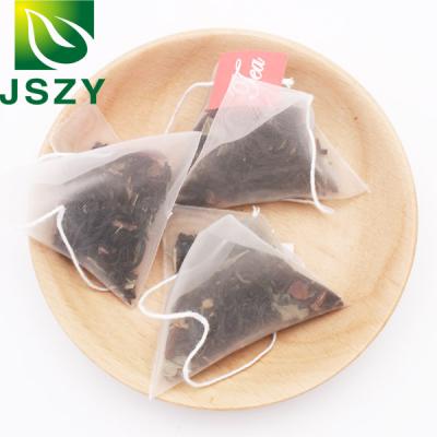 China Tea Pyramid Loose Tea Bag For Dried Fruit Flavored Tea , Chocolate Black Tea Mint Blended Tea for sale