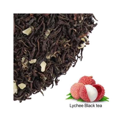 China Chinese lychee loose tea/black lychee tea triangular tea bags for sale