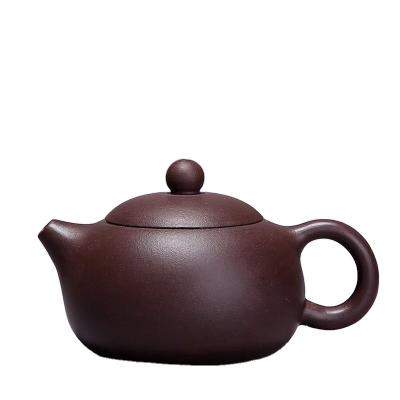 China Stocked Chinese Traditional Purple Clay Teapot , Famous Yixing Purple Clay Teapot for sale