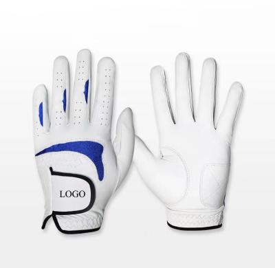 China Manufacturer Breathable+Comfortable Custom Wholesale LOGO Golf Gloves Cabretta Leather for Women Men Kids Golf Sheepskin Golf Gloves for sale