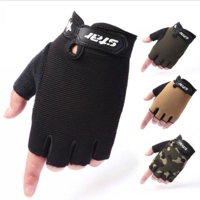 China High Quality Wear Resistant Breathable And Tear-Resistant Half-Finger Non-slip Fishing Gloves for sale