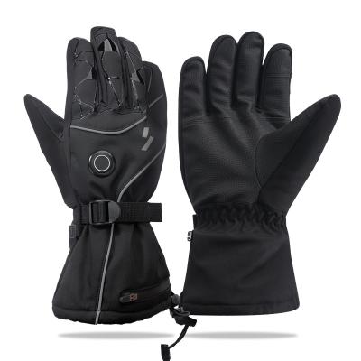 China Keep Warm Ski Gloves Winter Racing Gloves Outdoor Sports Gloves Rechargeable Battery Glove Passionate Coating For Women Men for sale