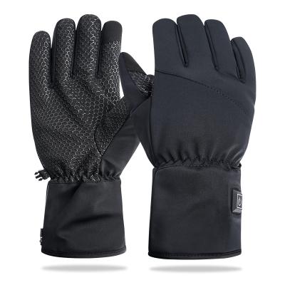 China Keep Warm Electric Heated Gloves Ski Rechargeable Battery Heated Gloves 2022 Slim Winter For Outdoor Motorcycle Bike Climbing Sports for sale