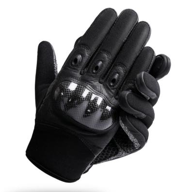 China Hard Knuckle Motorcycle Gloves Touch Screen Breathable Cushioning Cut Resistant Riding Motorcycle Racing Gloves for sale